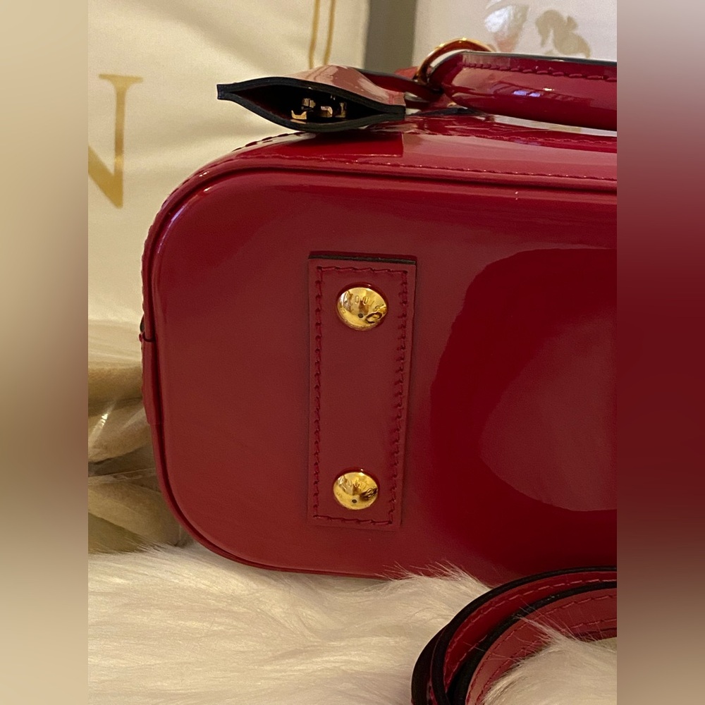 -SOMEWHAT RARE-💯% Authentic Vuitton Alma BB Rose Indien - Picture 4 of 17